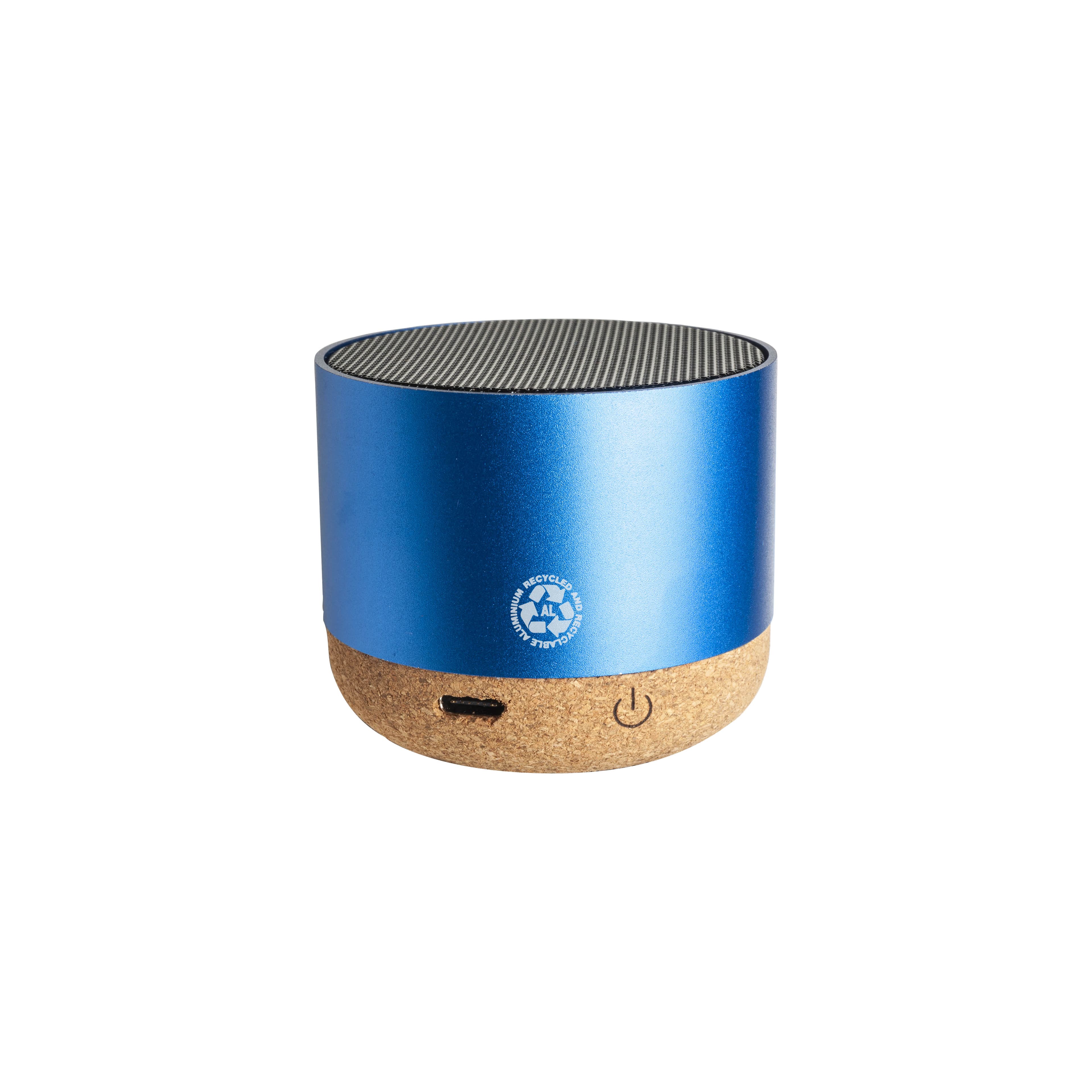 Мініатюрна Bluetooth-колонка циліндричної форми з пробковою основою — фото 10