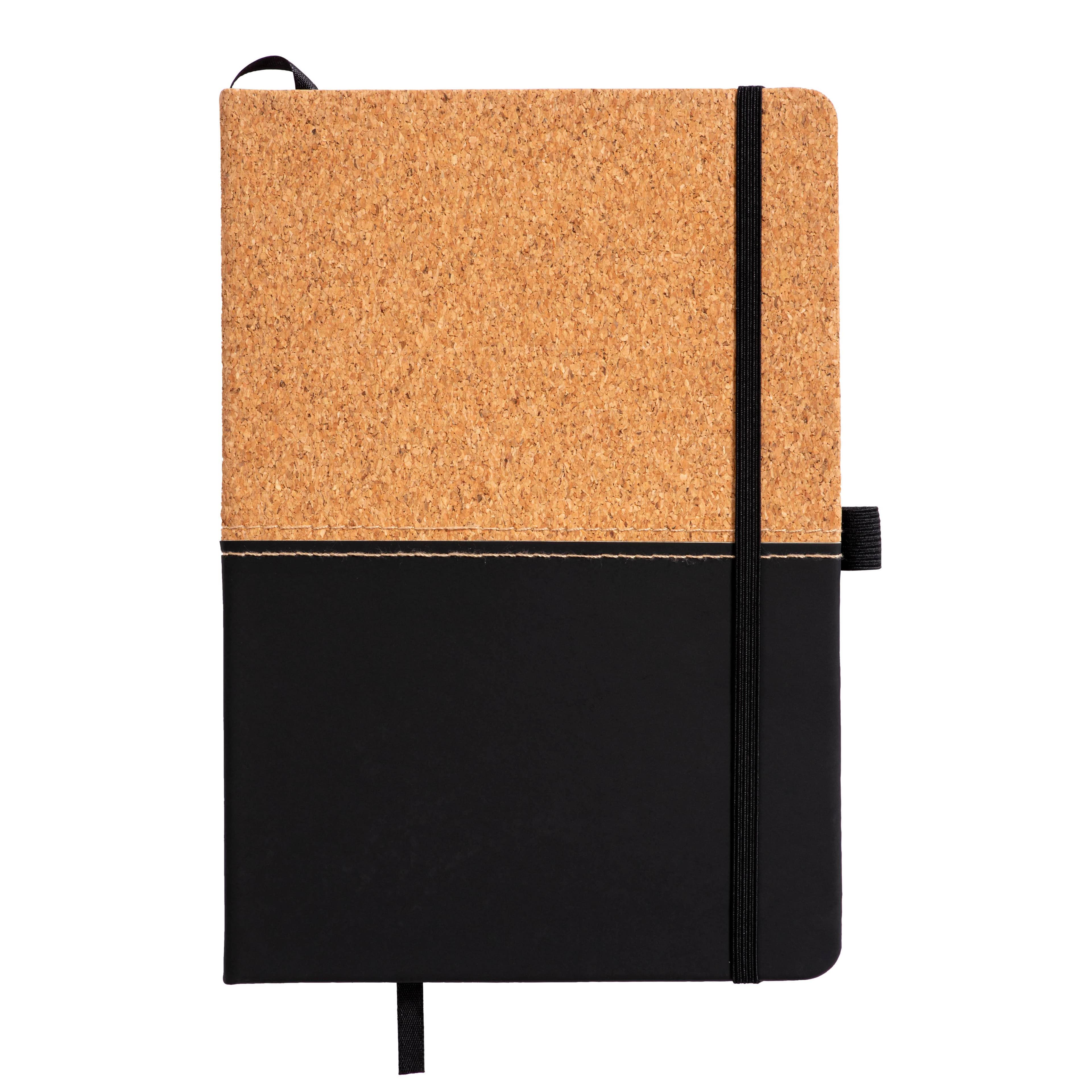 Notebook in cork and PU, lined sheets 80 pages 70 gr. in ivory color. — фото 7