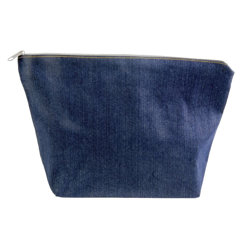 DENIM 220 g/m2 котон (85% котон - 15% поліестер) косметичка на блискавці