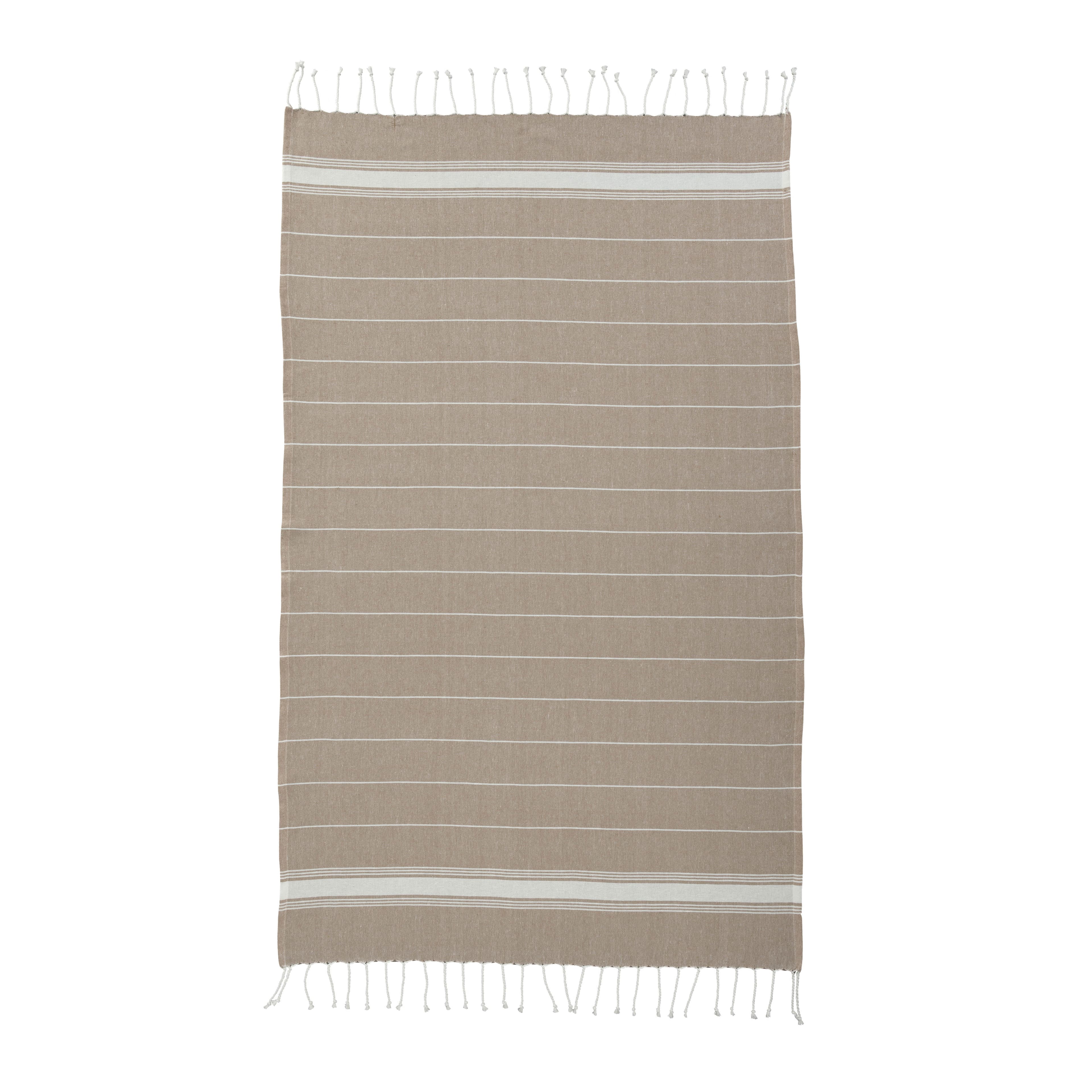 Пляжний рушник/саронг Fouta, 100% бавовна (182 г/м²) з китицями, 90 x 170 см — фото 10