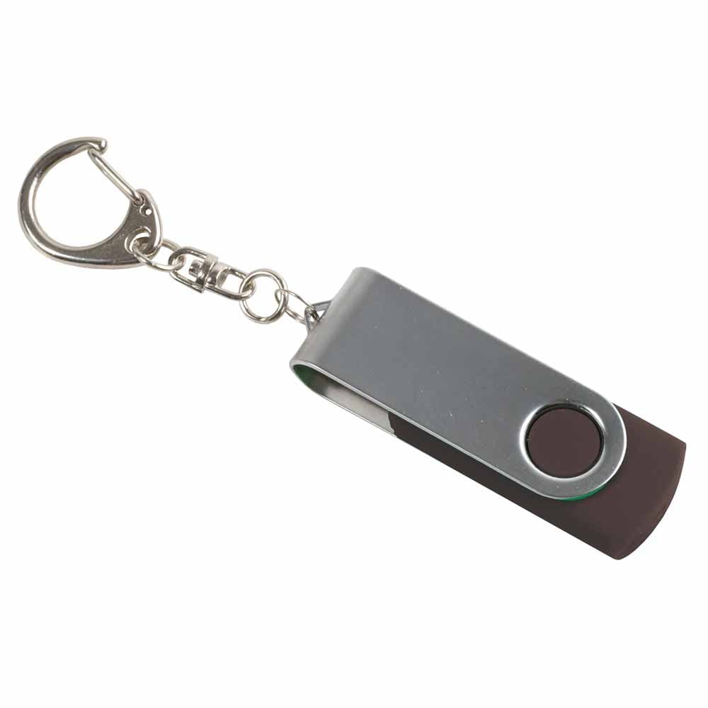Rotatable, 8 GB, rubberised ABS/metal pen drive. Upload on request with delivery in 2 week — фото 3