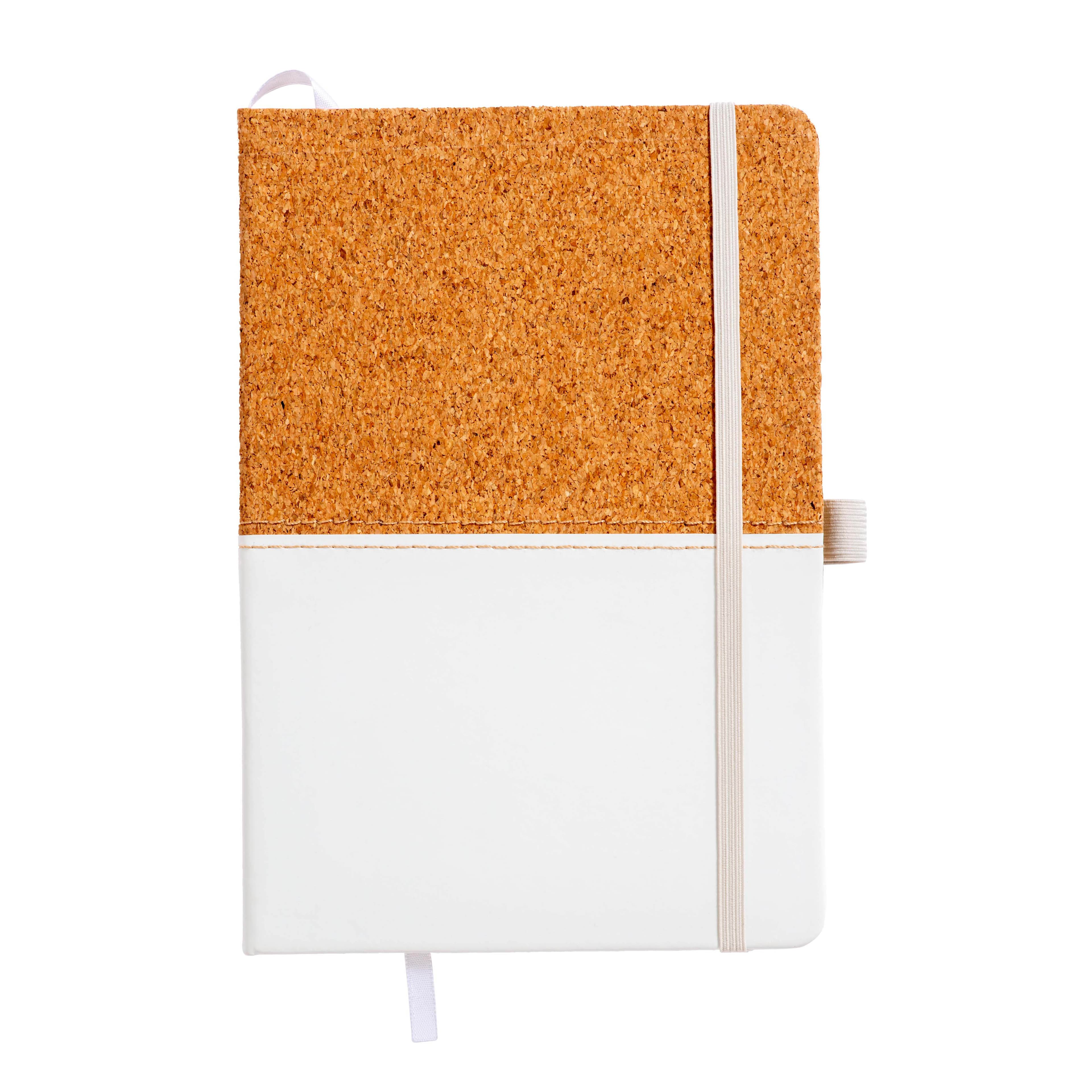 Notebook in cork and PU, lined sheets 80 pages 70 gr. in ivory color. — фото 11