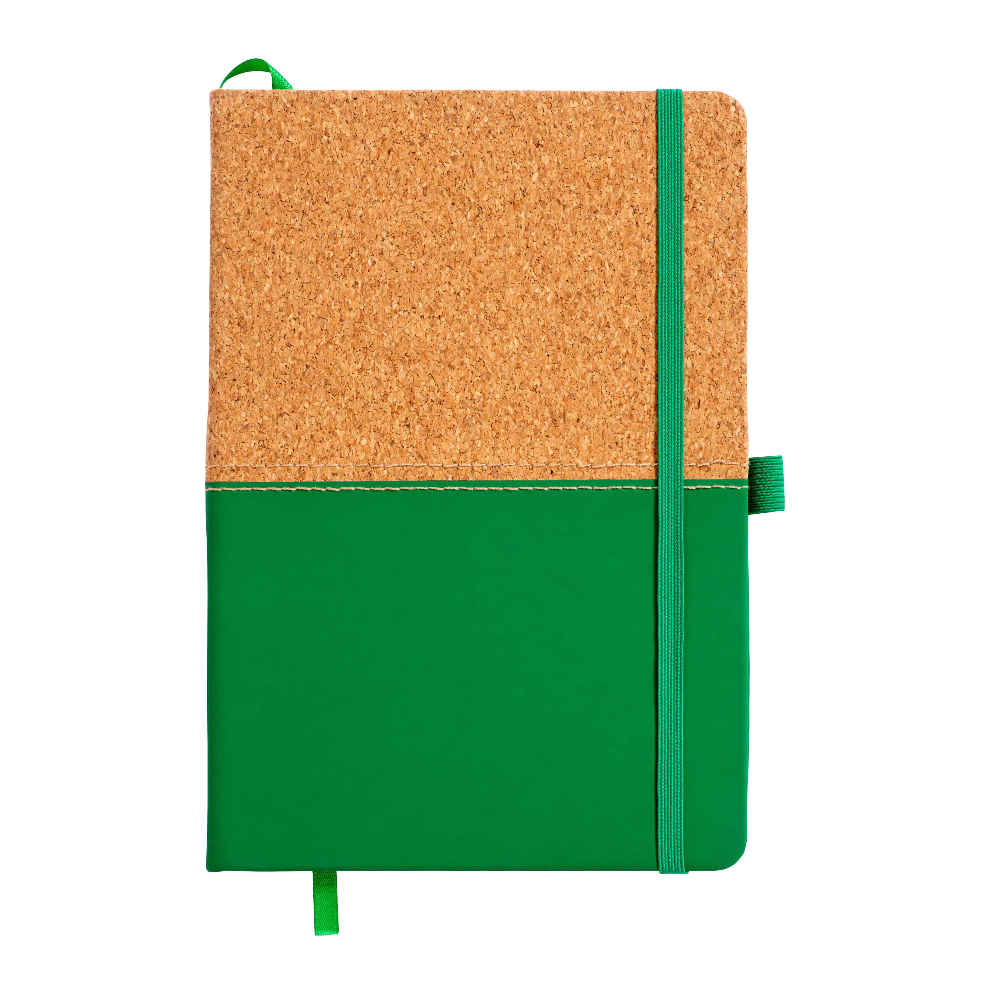Notebook in cork and PU, lined sheets 80 pages 70 gr. in ivory color. — фото 5