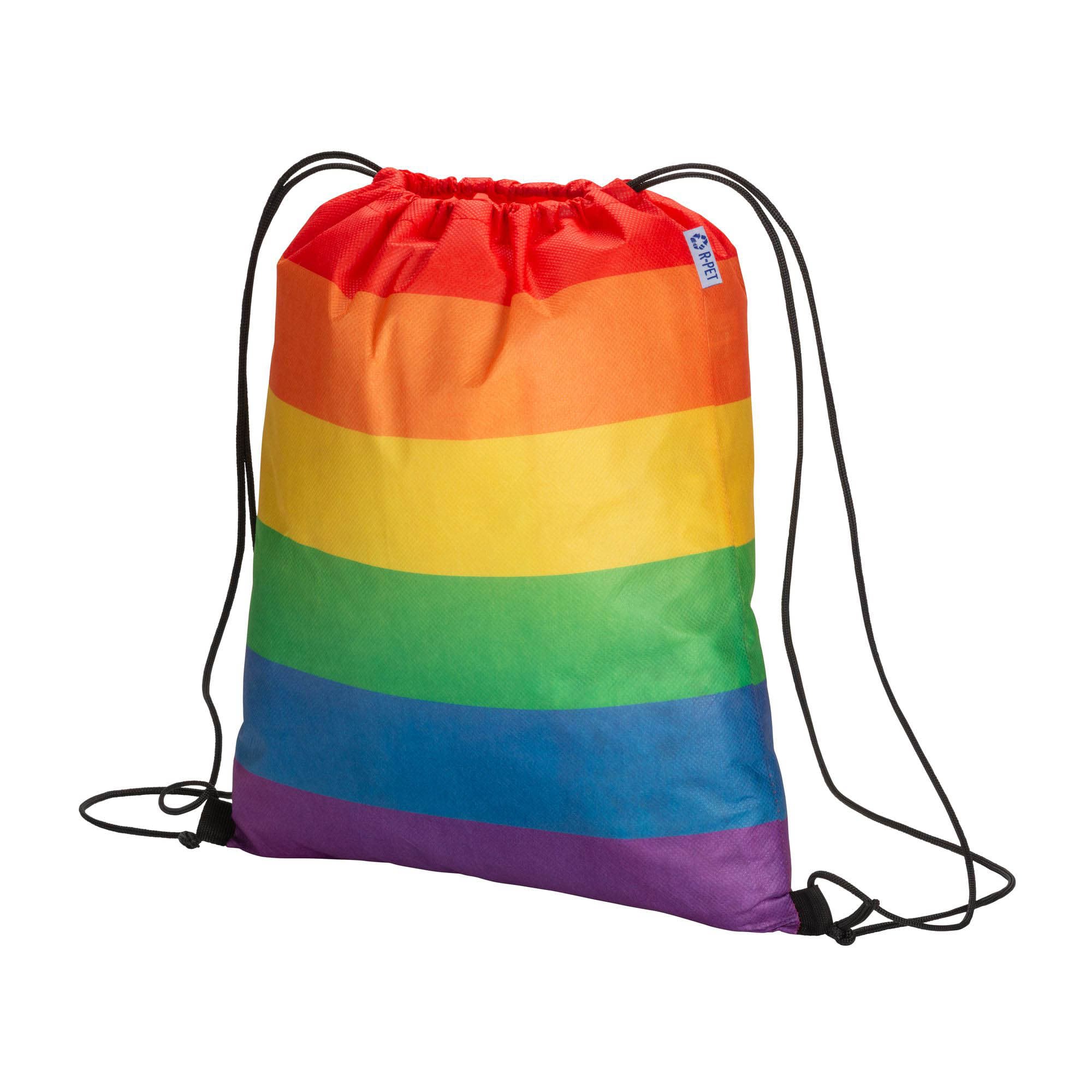 Рюкзак 70г/м2 R-PET Rainbow зі шнурковим затягуванням