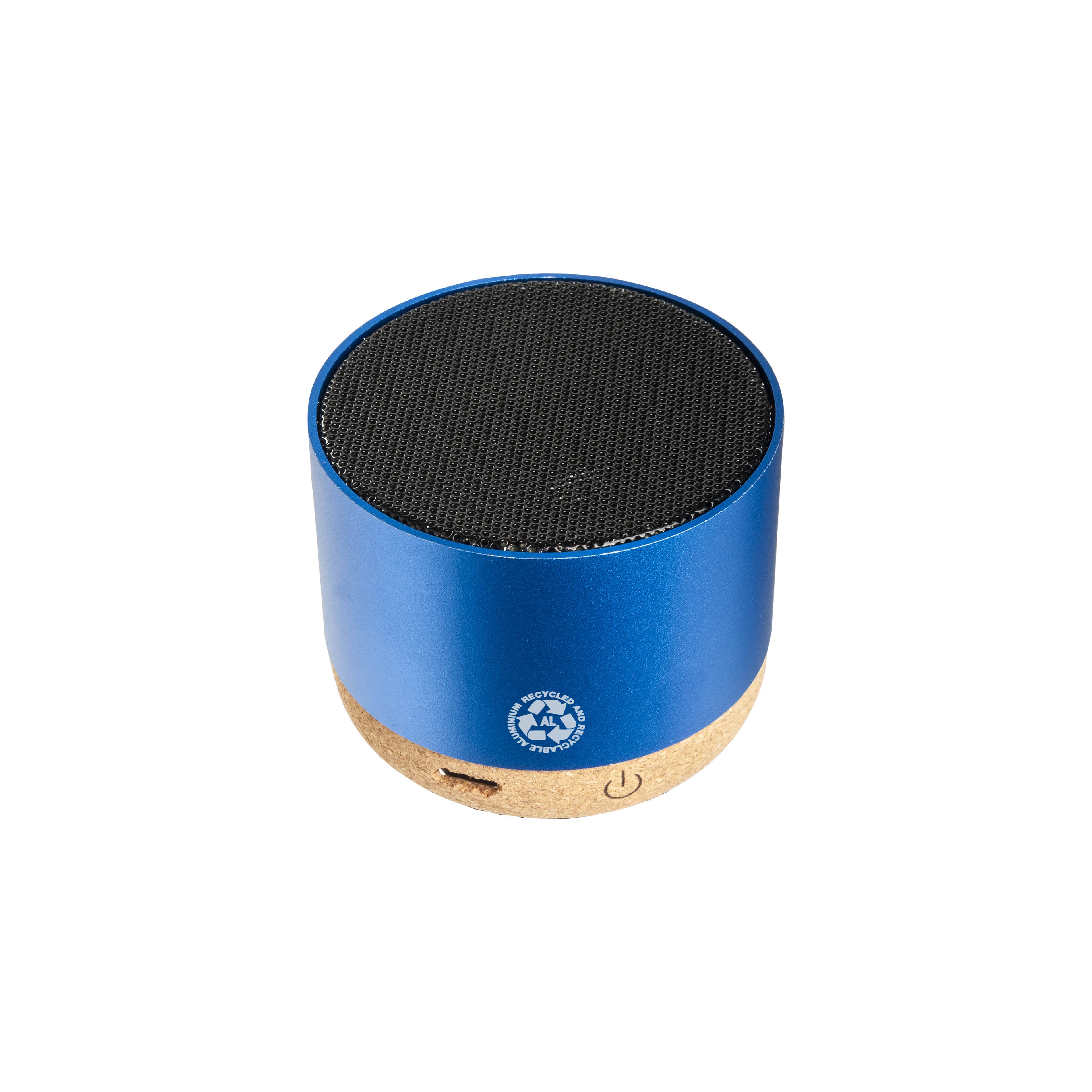 Мініатюрна Bluetooth-колонка циліндричної форми з пробковою основою — фото 11