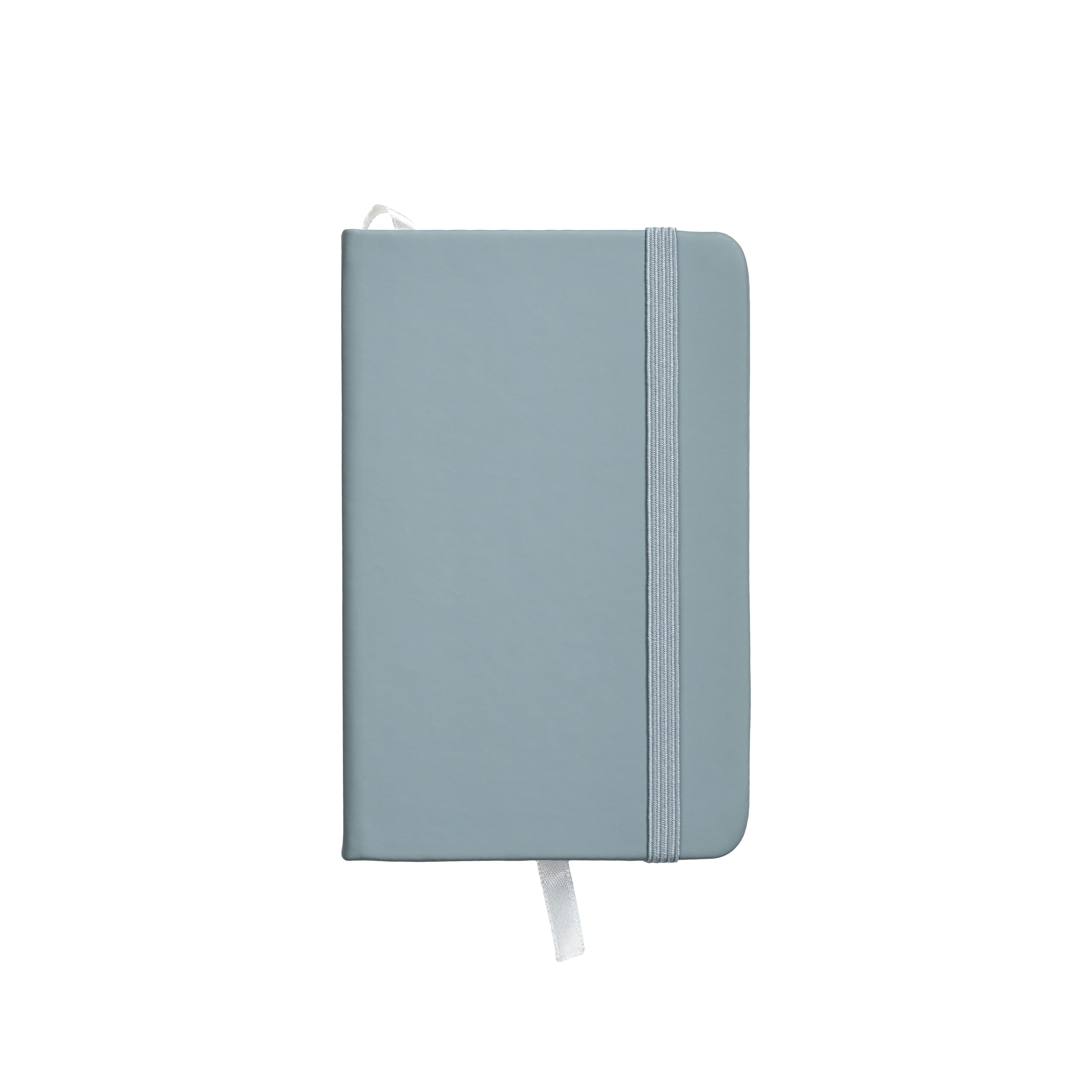 Notebook with PU cover Notebook with PU cover in pastel colors and elastic closure